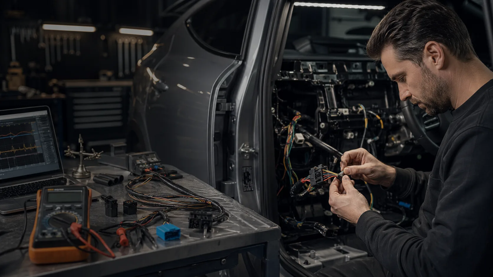 Réfection de faisceaux électriques véhicule